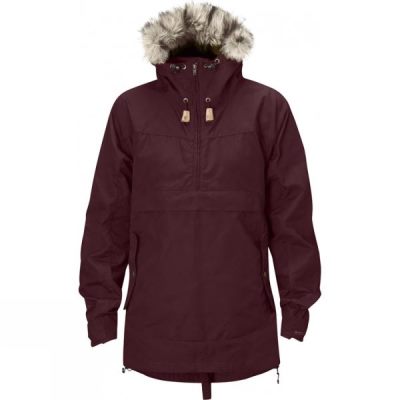 Anorak Fjallraven Iceland Mujer Rojas Oscuro - Chile XSA380619